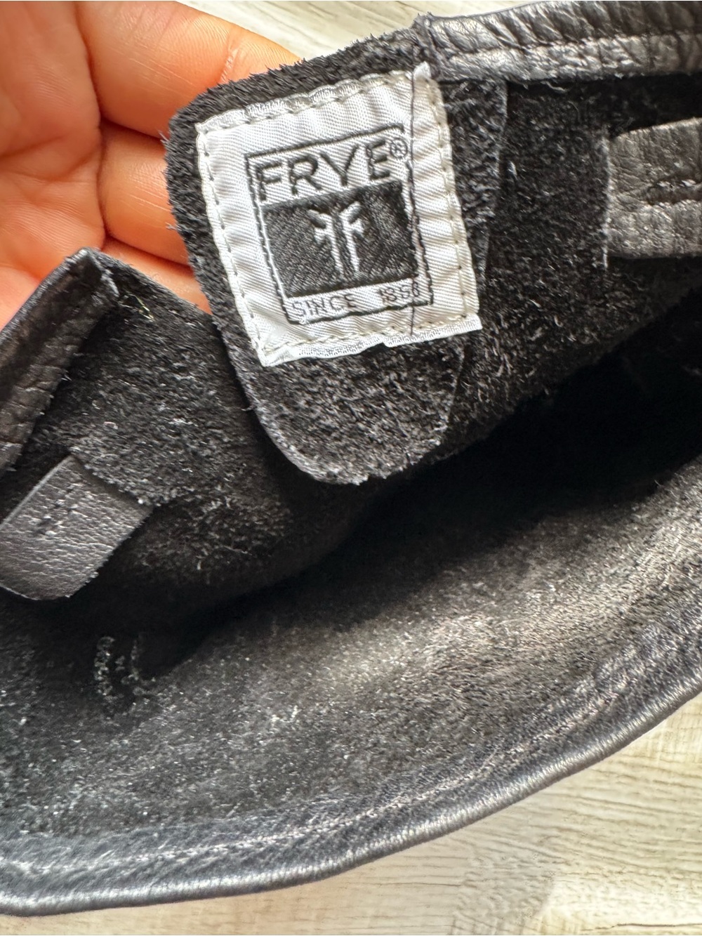 Frye Black Leather Buckle Engineer Boots - Picture 11 of 12